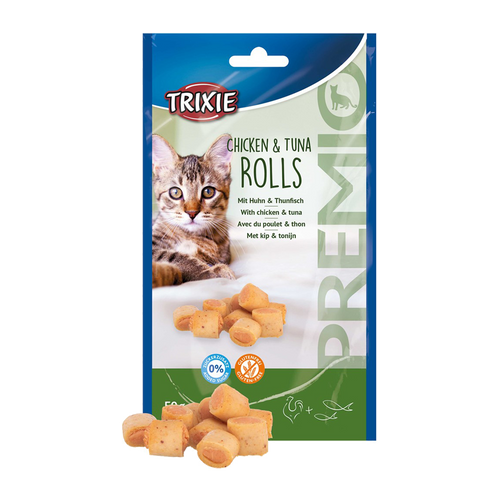 Premio Chicken & Tuna Roll - 50 G