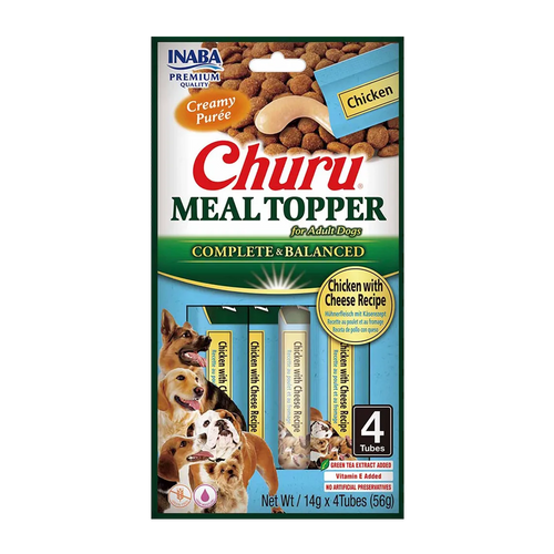 Churu Dog Meal Topper Chicken/Cheese - 4 ST