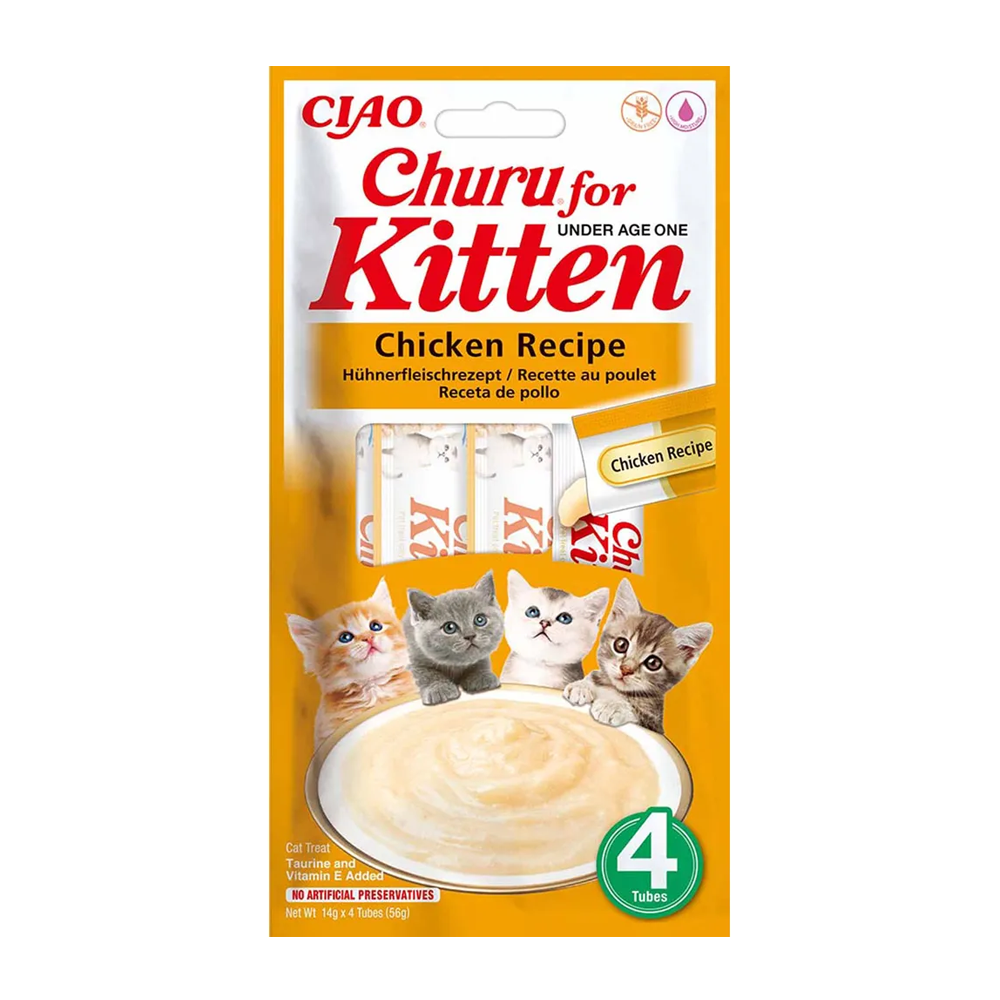 Churu Kitten Kyckling - 4 ST | Endast 49 kr! - Zoogiganten