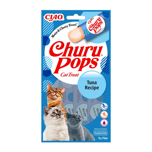 Churu Cat Pops Tonfisk - 4 ST | Endast 39 kr! - Zoogiganten