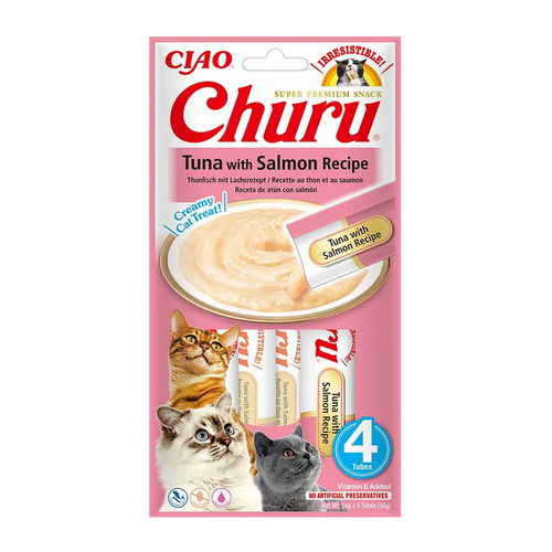 Churu Cat Tonfisk & Lax - 4 ST | Endast 39 kr! - Zoogiganten