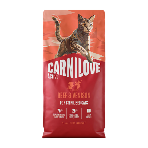 CL Active Cat Beef & Venison for Sterilised Adult All Breeds