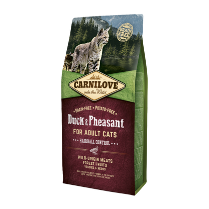 Carnilove Duck Pheasant Adult Hairball | Endast 89 kr! - Zoogiganten