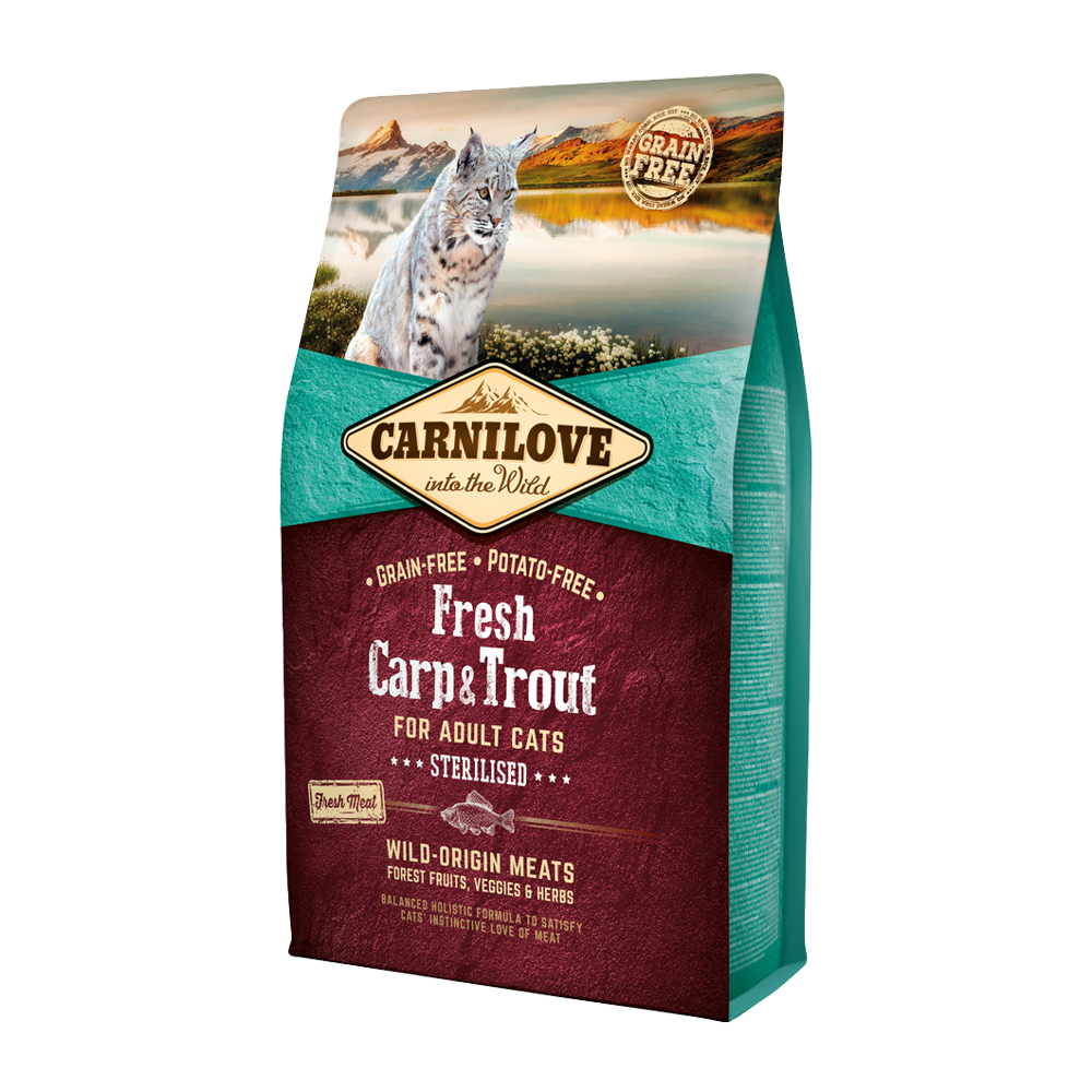 Carnilove Fresh Carp & Trout Steril Adult | Endast 329 kr! - Zoogiganten