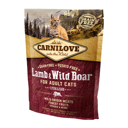 Carnilove Lamb & Wld Boar Adult Sterilised | Endast 89 kr! - Zoogiganten