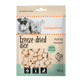 Companion Freeze-dried Kyckling hundsnacks - 40 G | Endast 39 kr! - Zoogiganten