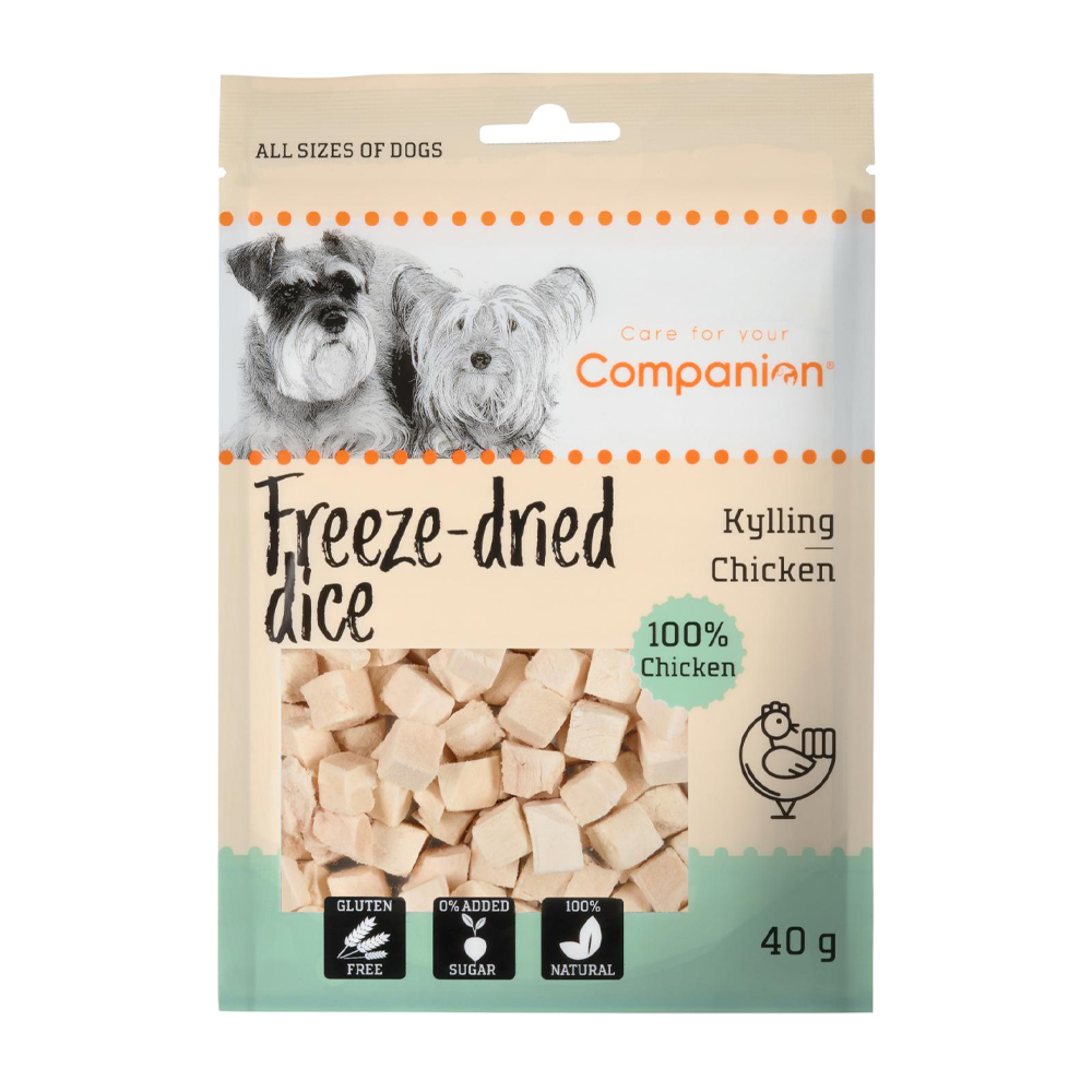 Companion Frystorkad Kyckling - 40 G | Endast 39 kr! - Zoogiganten