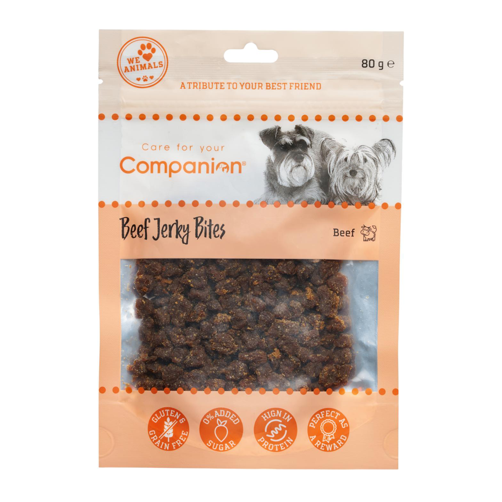 Companion Beef Jerky Bitar Nötkött | Endast 39 kr! - Zoogiganten