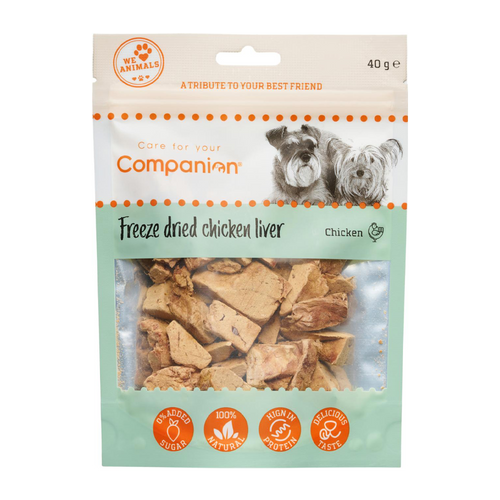 Companion Frystorkad Kycklinglever - 40 G | Endast 49 kr! - Zoogiganten
