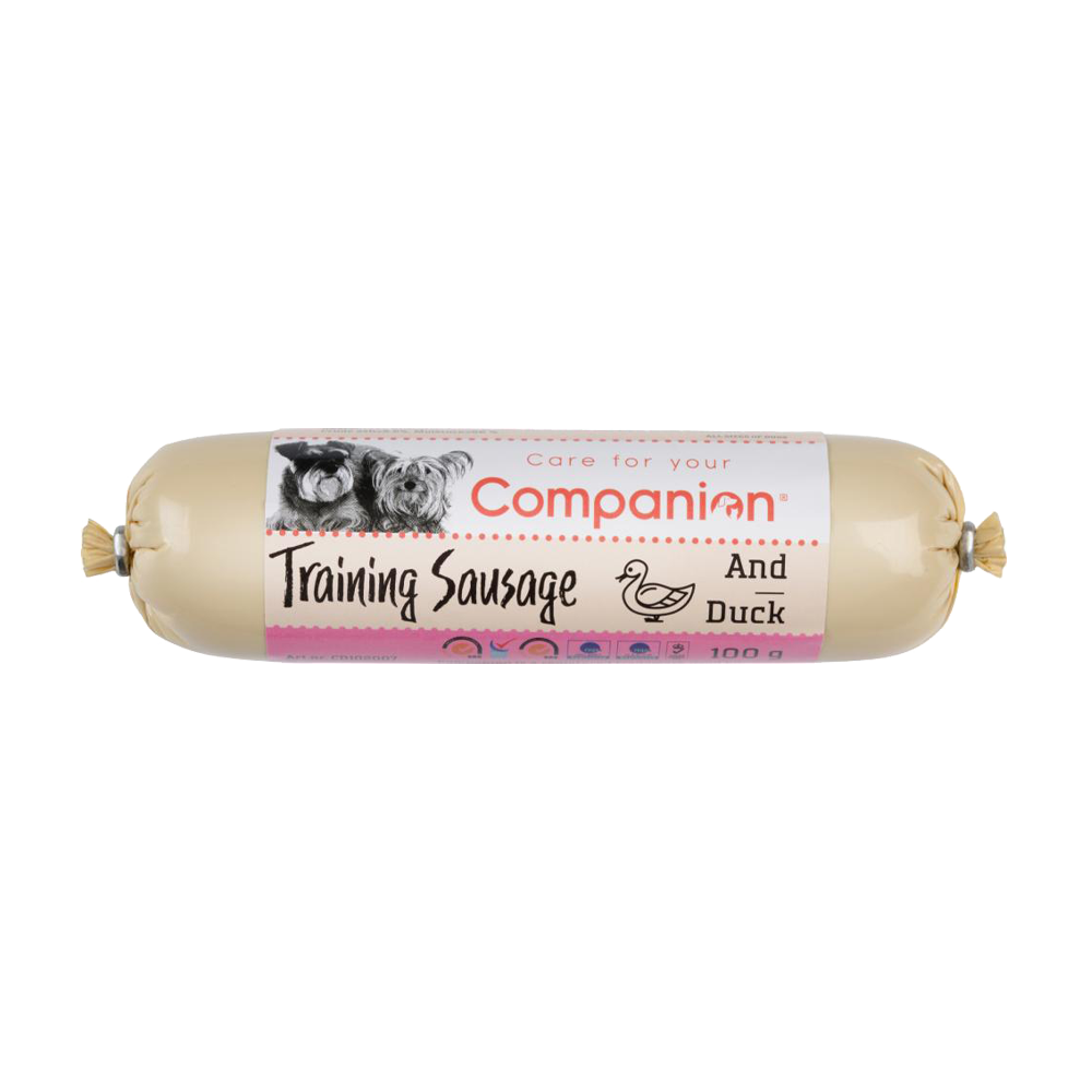 Companion Training Sausage Anka - 100 G | Endast 19 kr! - Zoogiganten