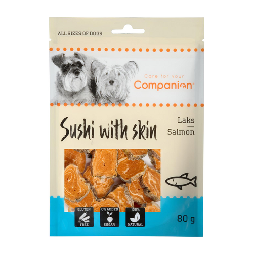 Companion Lax Sushi med Skinn - 80 G | Endast 39 kr! - Zoogiganten