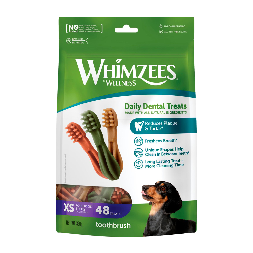 Whimzees Tandborste Star XS 48 ST - 360 G | Endast 149 kr! - Zoogiganten