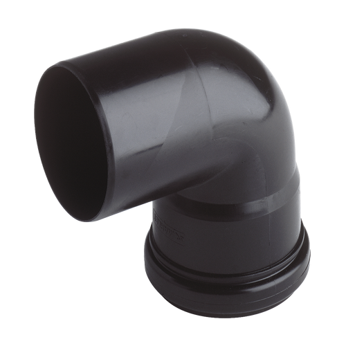 Connection Elbow Dn75 / 87° Svart
