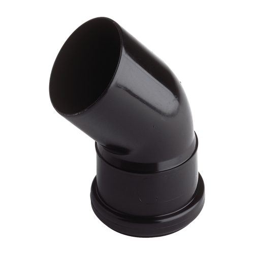 Connection Elbow Dn50 / 45° Svart