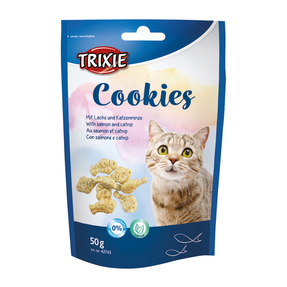 Cookies med Lax och Catnip - 50 G