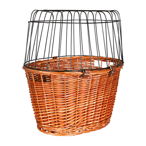 Cykelkorg Front, Pil med Galler, - 44x48x33 CM