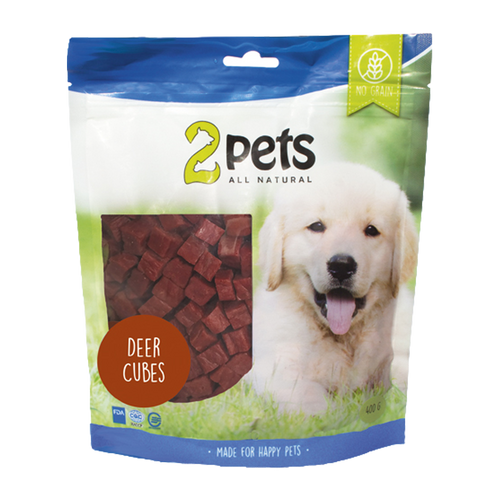 2PETS Dogsnack Deer Cubes