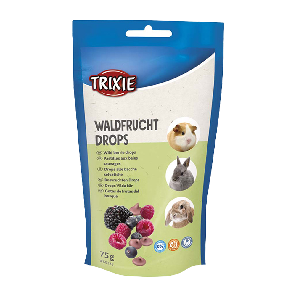 Gnagardrops glutenfria med vilda bär, 75 g