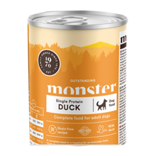 Monster Dog Adult Single Duck Burk - 400 G