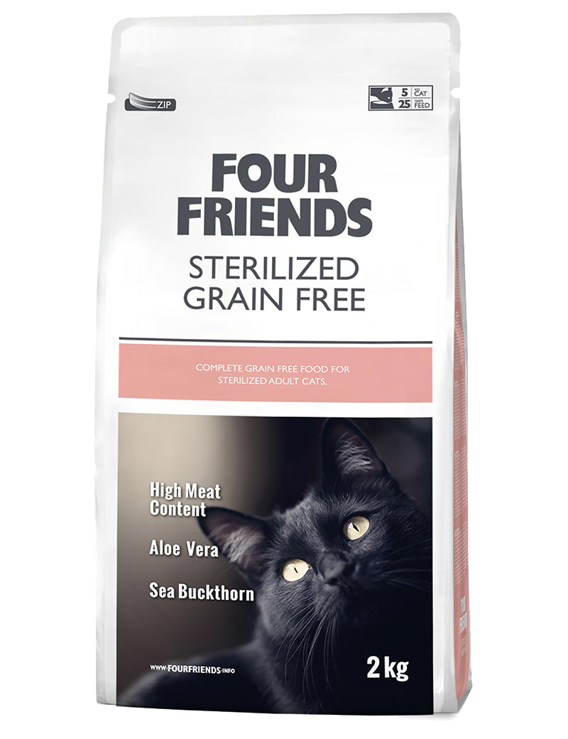 Fourfriends Grain Fre Sterilized | Endast 339 kr! - Zoogiganten