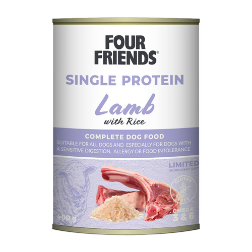 FourFriends Dog Lamb & Rice Can - 400 g