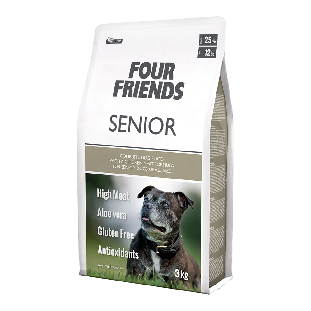 Fourfriends Dog Senior - 3 KG | Endast 369 kr! - Zoogiganten