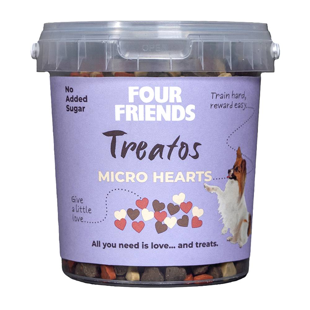 FourFriends Treatos Micro Hearts - 500 G