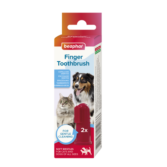 Fingertandborste - 2 Par