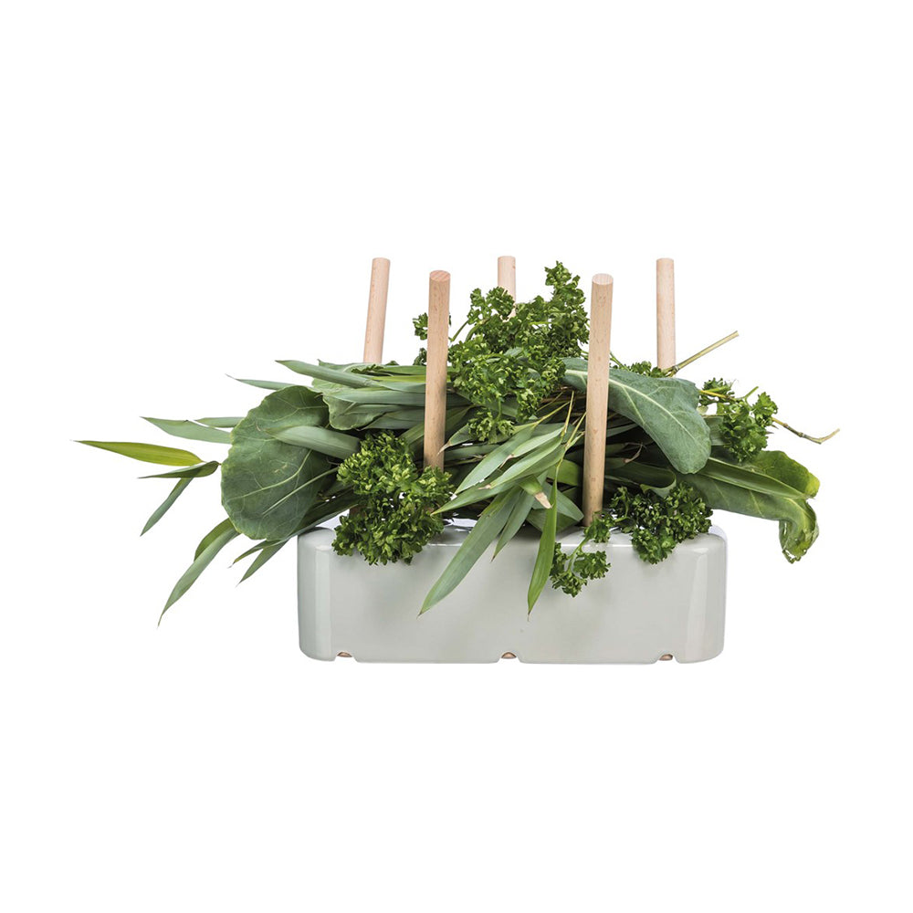 Foderhäck keramik/trä - 26x23x17 cm | Endast 159 kr! - Zoogiganten