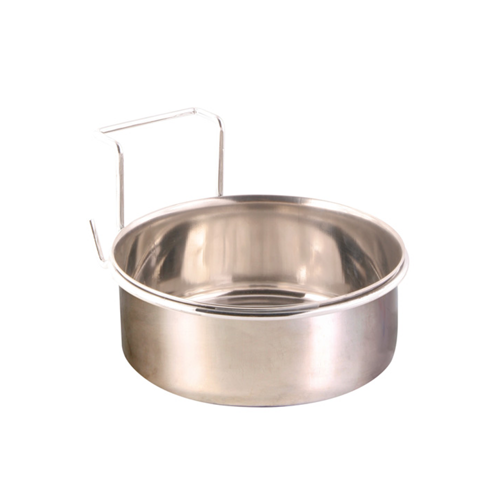 Foderkopp Rostfri med hållare - 900 ML | Endast 99 kr! - Zoogiganten