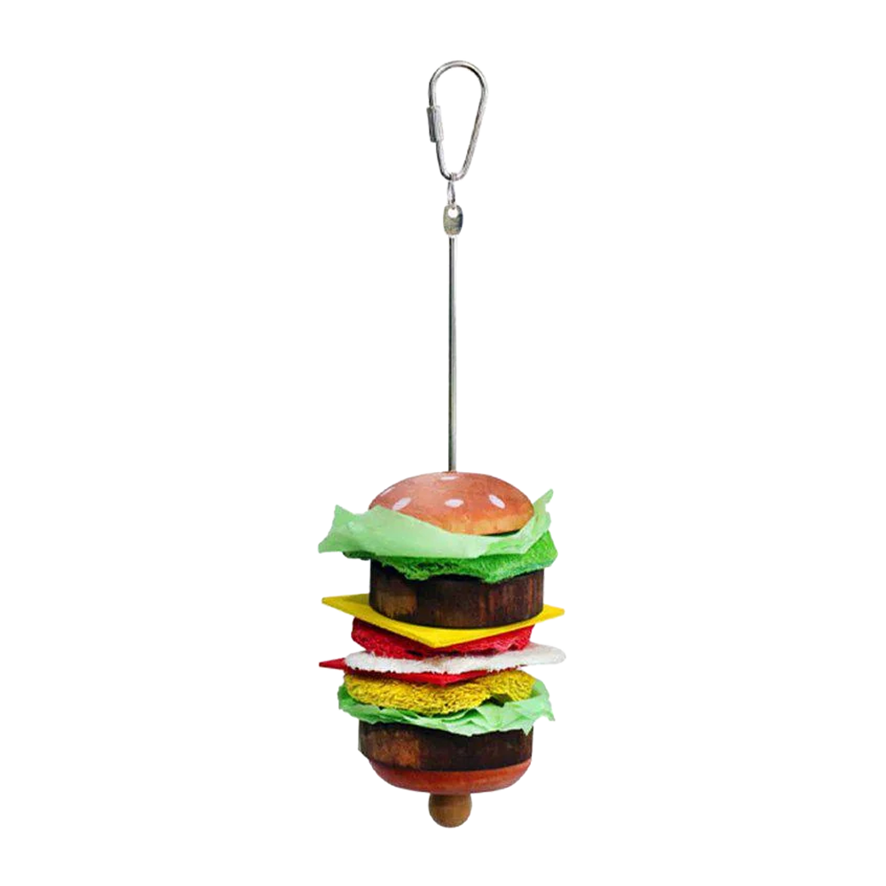Gnagarleksak hängande Hamburgare - 25 CM