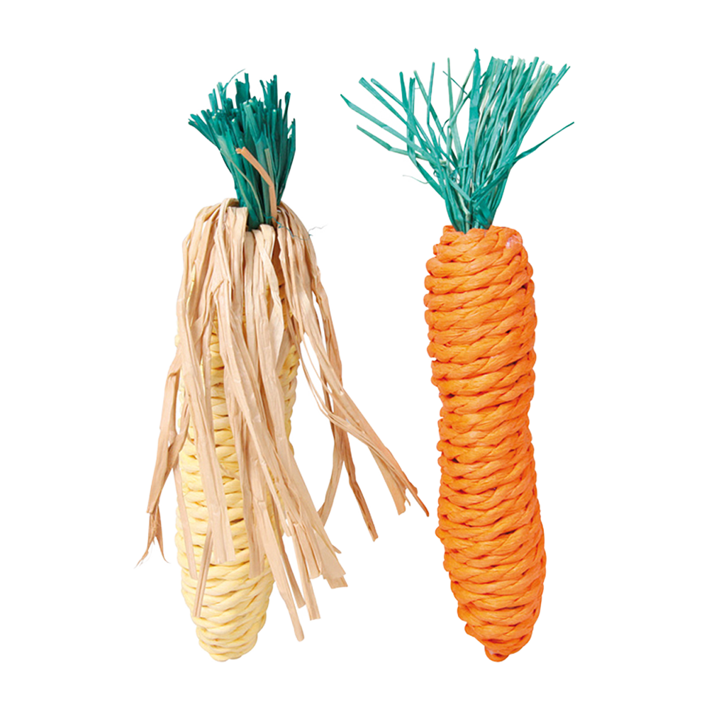 Halmleksak - Morötter 2-pack