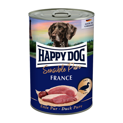 Happy Dog Konserv France Anka | Endast 39 kr! - Zoogiganten