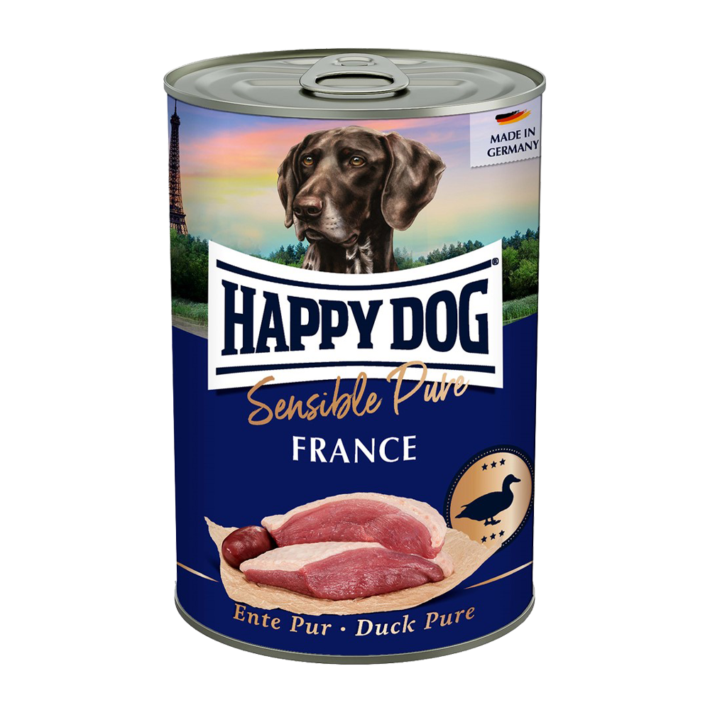 Happy Dog Konserv France Anka | Endast 39 kr! - Zoogiganten