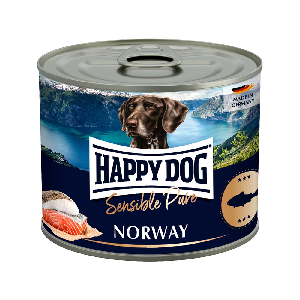 Happy Dog Konserv Norway Havsfisk | Endast 39 kr! - Zoogiganten
