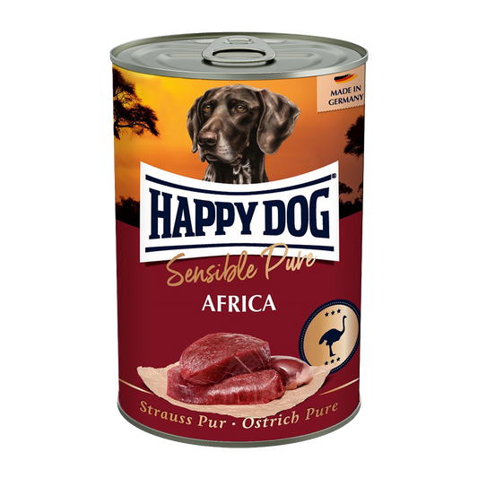 Happy Dog Konserv Africa Struts - 400 G | Endast 69 kr! - Zoogiganten