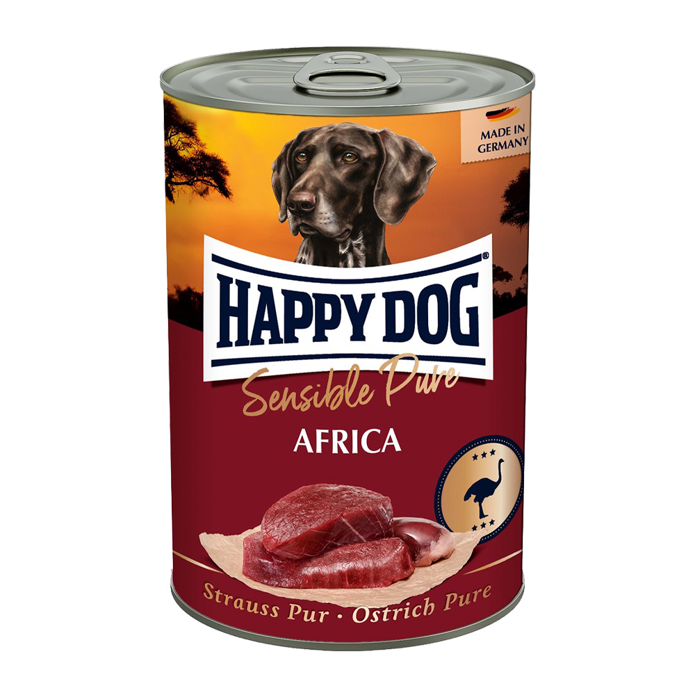 Happy Dog Konserv Africa Struts - 400 G | Endast 69 kr! - Zoogiganten