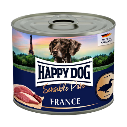 Happy Dog Konserv France Anka | Endast 39 kr! - Zoogiganten