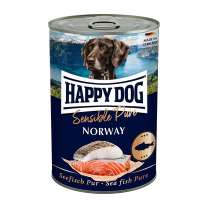 Happy Dog Konserv Norway Havsfisk | Endast 39 kr! - Zoogiganten