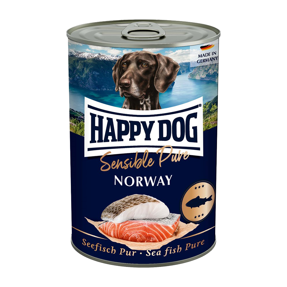 Happy Dog Konserv Norway Havsfisk | Endast 39 kr! - Zoogiganten