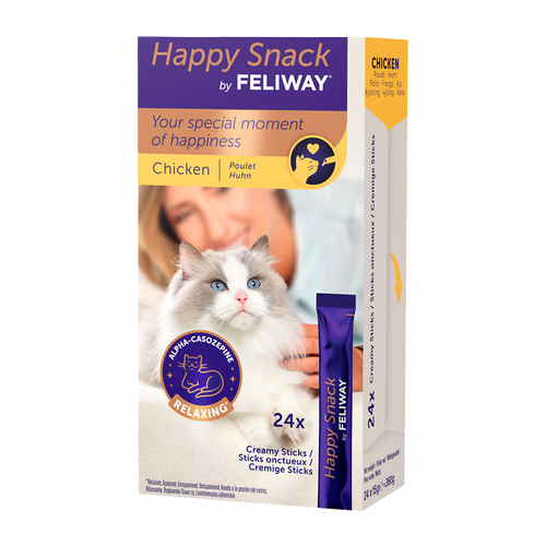 Happy Snack by Feliway Chicken - 24-pack
