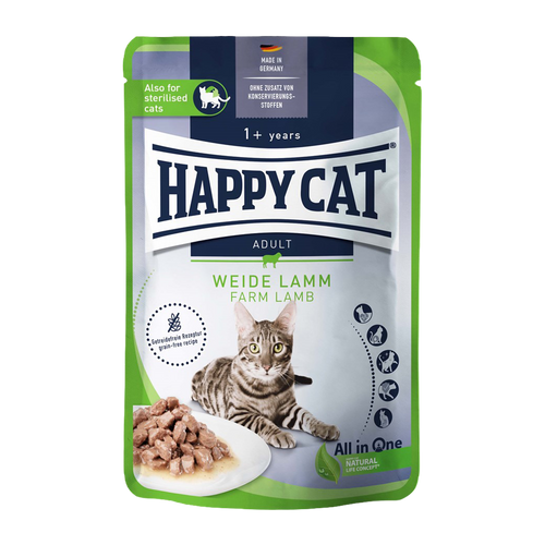 Happycat Våt/Sås Lamm - 85 G