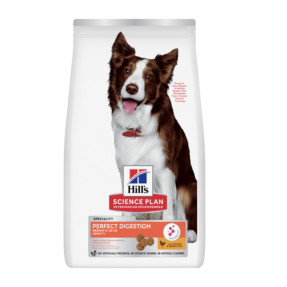 Science Plan Canine Adult Perfect Digestion Medium With Chicken & Brown Rice