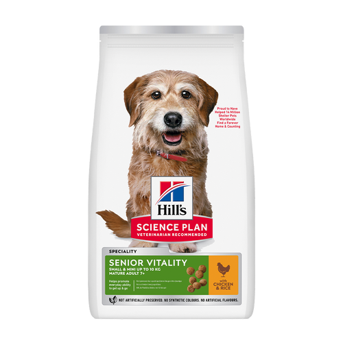 Science Plan Canine Senior Vitality Small&mini Chicken