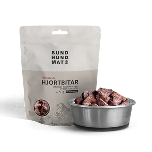 Frystorkade Hjortbitar - 60 G