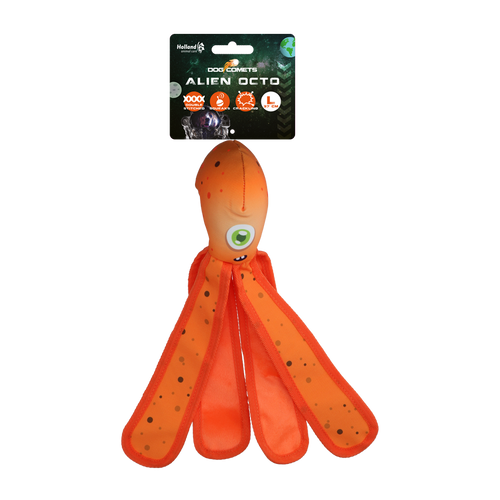 Dog Comets Alien Octo Orange - Large