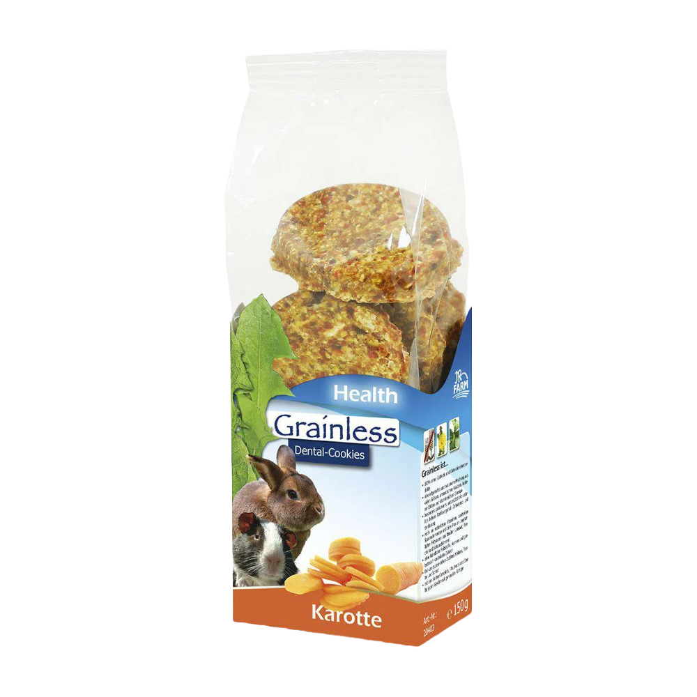 JR Farm Grainless Dentalkakor Morot - 150 G