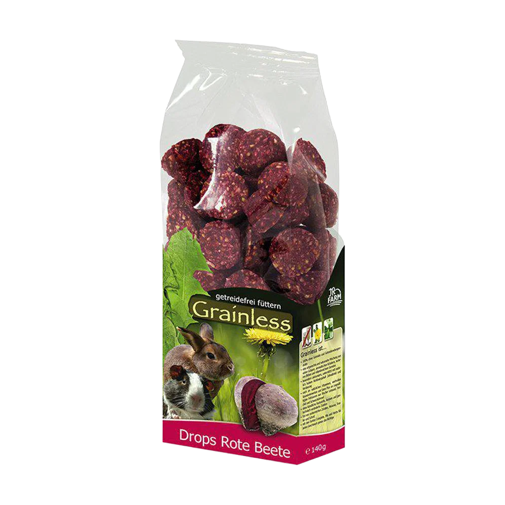 JR Farm Grainless Drops Rödbeta - 140 G