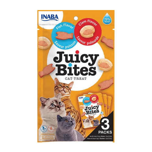 Churu Cat Juicy Bites Fish/Clam