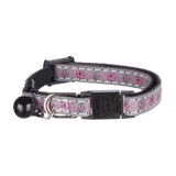 Junior Halsband Blommotiv Reflex Snabblås Bjällra Nylon